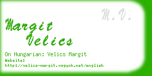 margit velics business card